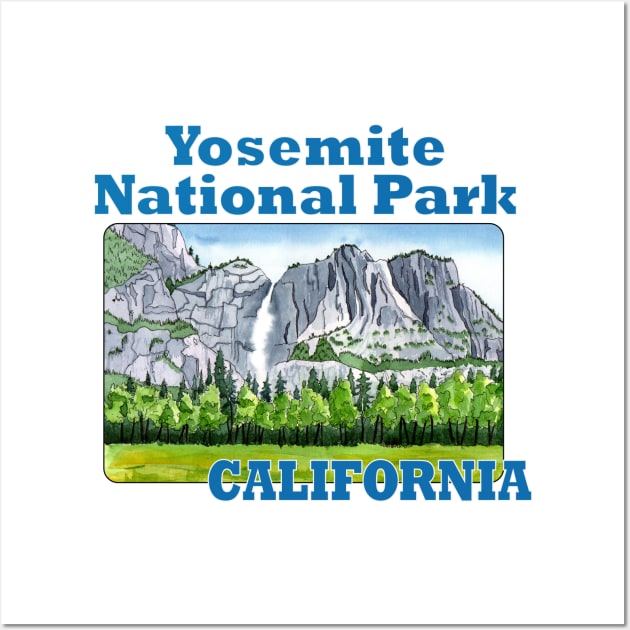 Yosemite Falls, Yosemite National Park Wall Art by MMcBuck